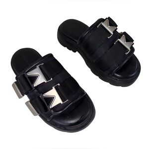 BOTTEGA VENETA FLASH SANDALS IN BLACK